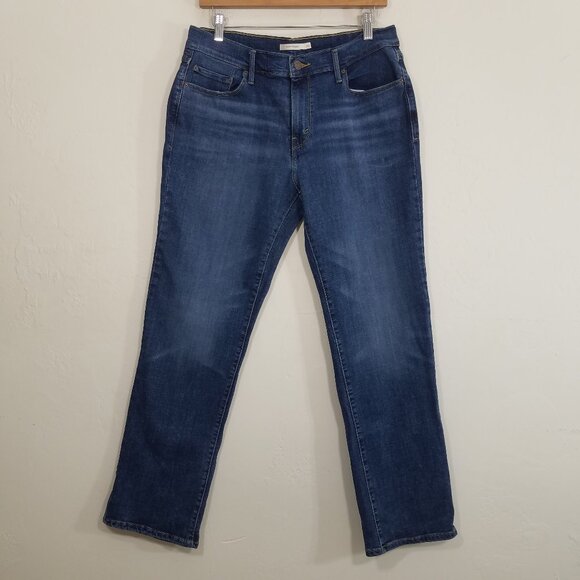 Levi's 505 Straight Super Stretch Jeans Blue Size 32 - Picture 1 of 8